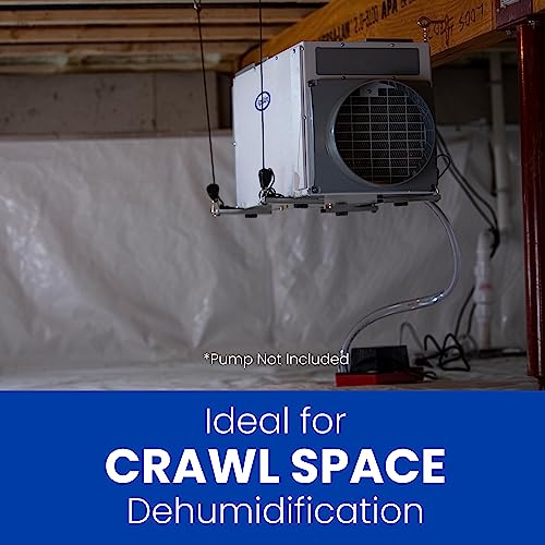 AprilAire E070 Pro 70-Pint Crawl Space Dehumidifier with Drain Hose, Commercial-Grade Whole-House Dehumidifier for Crawlspace, Basement