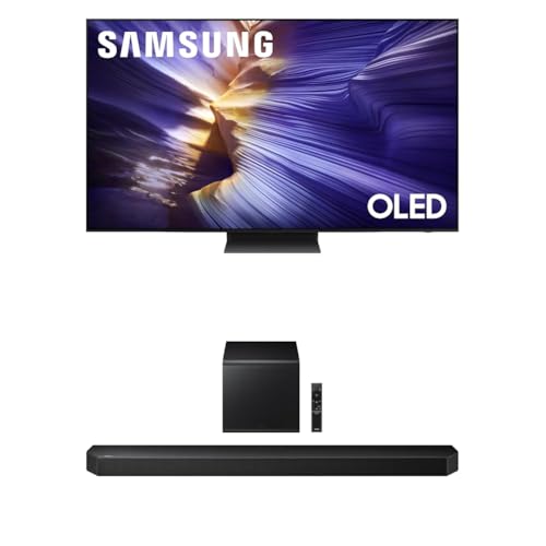 Samsung 55-Inch Class OLED S90F 4K Smart TV (2025 Model) NQ4 AI Gen3 Processor, 4K AI Upscaling Pro, OLED HDR +, Motion Xcelerator 144Hz