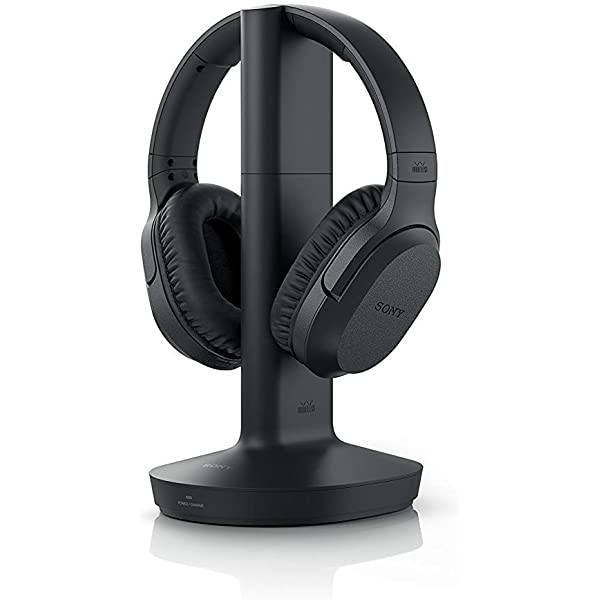 Sony Wireless Headphone & Cable Bundle &ndash; Wireless Home Theater Over-Ear Headphones Feature 150-Foot Range, Volume Control, Voice Mode