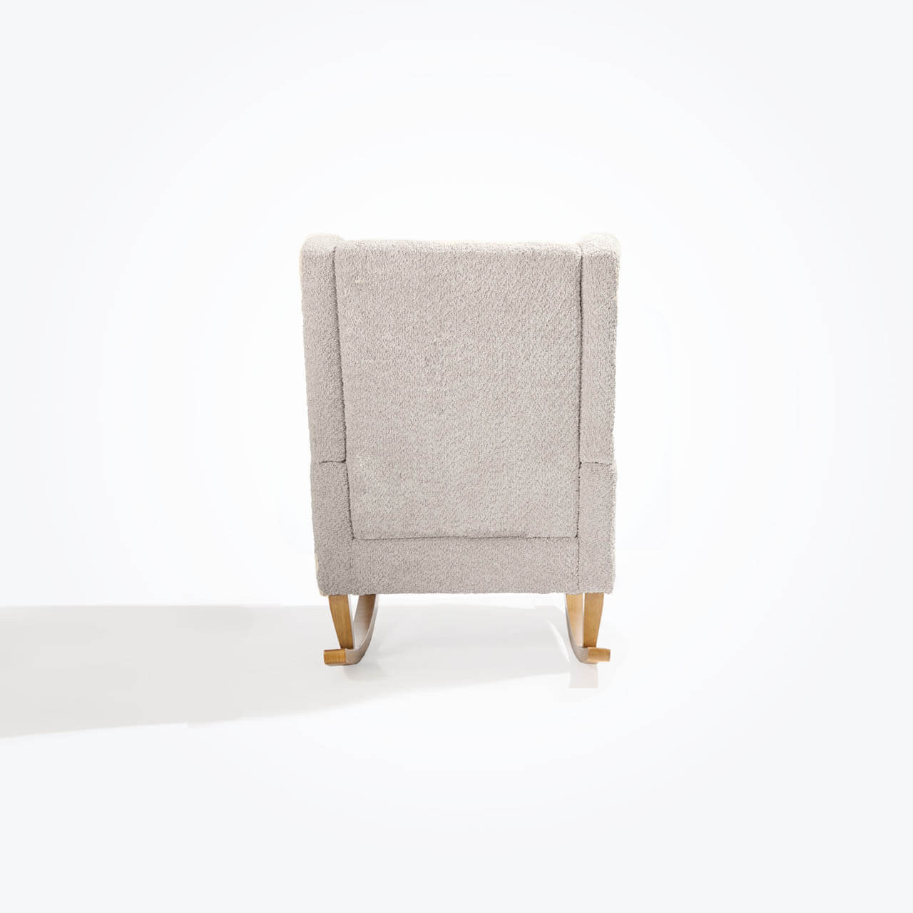 Tutti Bambini Harper Wingback Rocking Chair and Footstool – Teddy Mushroom