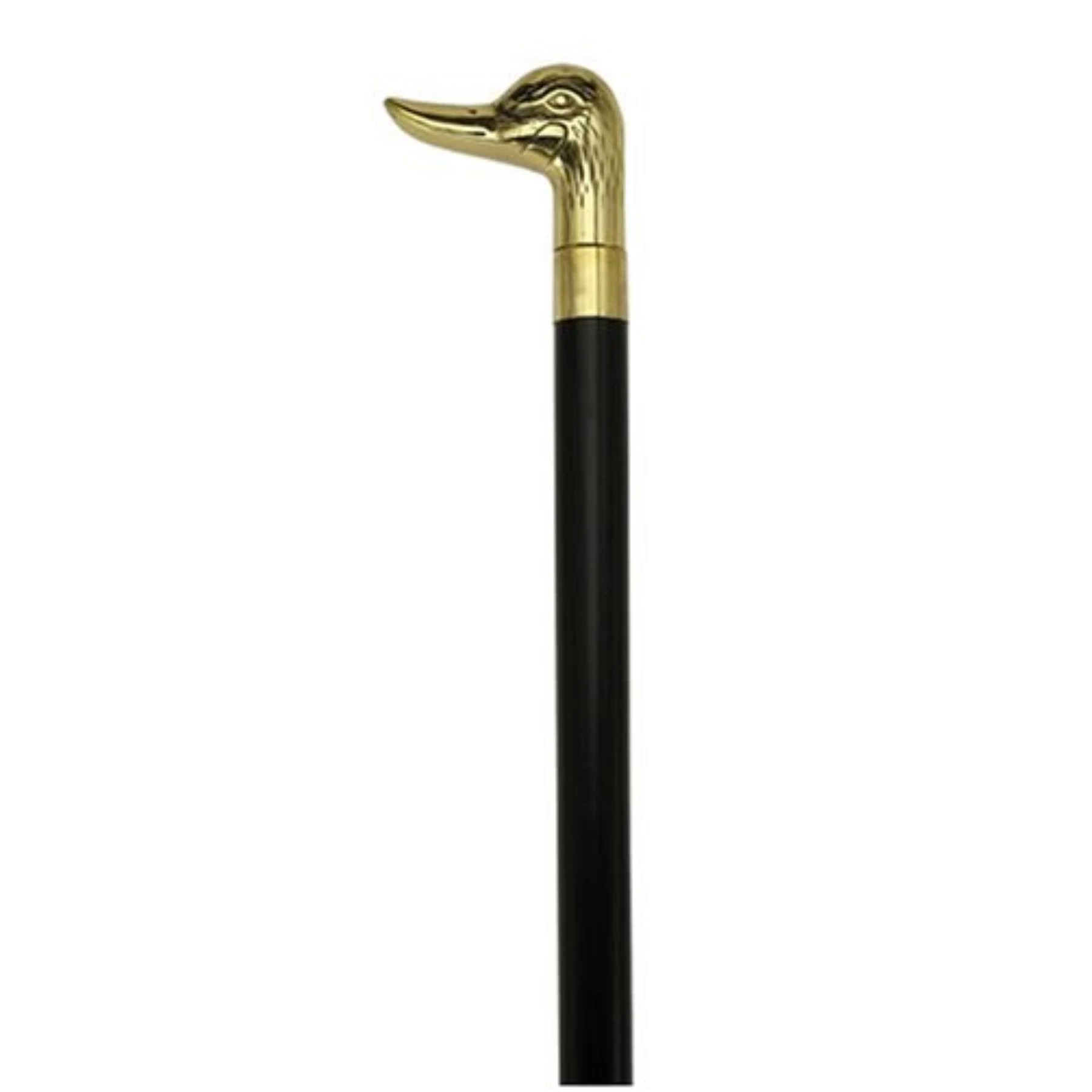 Unisex Duck Head Cane Black Maple, Solid Brass Handle -Affordable GIFT! Item #HAR-9112108