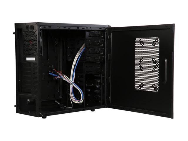 Rosewill Challenger ATX Mid-Tower 3X Fans Blue LED Gaming PC Case