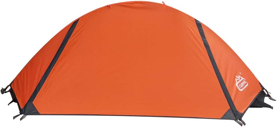 camppal 1 Person Tent Backpacking Camping Hiking Mountain Hunting Tent Lightweight and Waterproof for 4 Season Extreme Space Saving Single Bracket