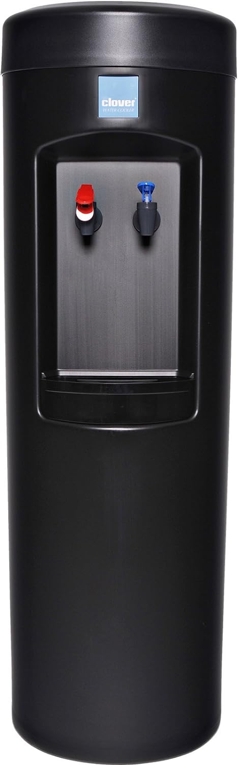 Clover D7A Water Dispenser -Hot and Cold, Bottleless with Install Kit, 2HL Filter, Filter Head -Black - Smart Home Appliances