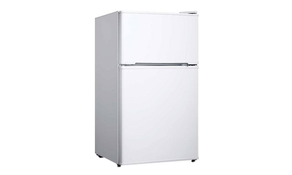 SPT RF-354W Double Door Refrigerator - 3.5 cu ft - White