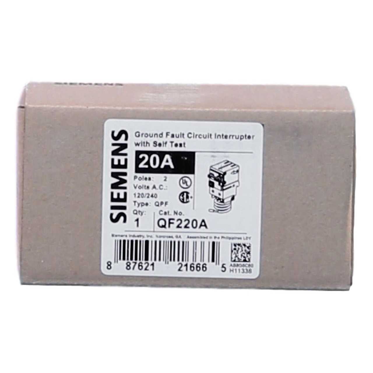 Siemens QF220A Circuit Breaker - Shop Hardware Tools Online Store