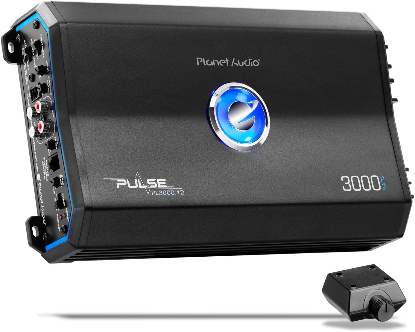 Planet Audio PL3000.1D Class D Car Amplifier - 3000 Watts, 1 Ohm Stable, Digital, Monoblock, Mosfet Power Supply, Great for Subwoofers
