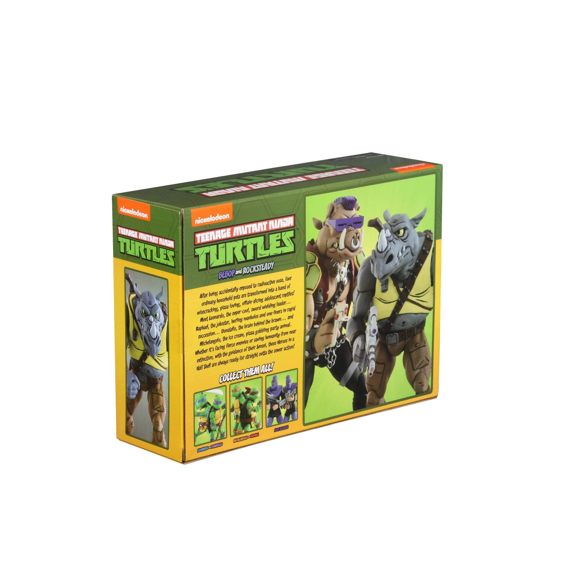 NECA Bebop Rocksteady Teenage Mutant Ninja Turtles 7x22 Action Figure 2 Pack TMNT