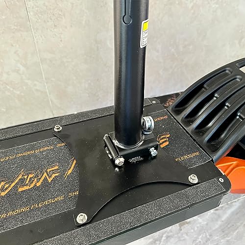 Electric Scooter Seat 45-60 cm Height Adjustable, Leather Saddle with Shock Absorption, Foldable Folding Removable Seat 10/11 inch Electric Scooters