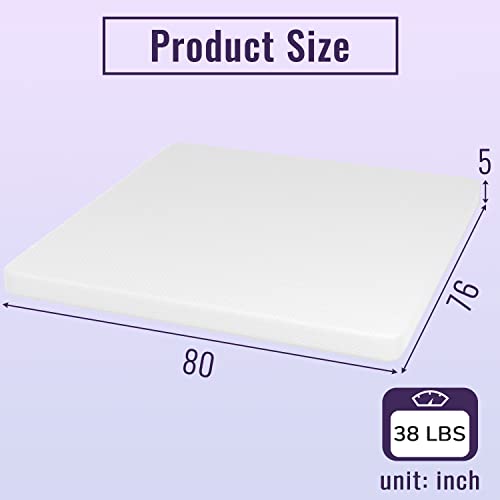PayLessHere 5 Inch Memory Foam Mattress/Cooling Gel Bamboo Charcoal Infused Mattress/Medium Firm Mattresses/CertiPUR-US