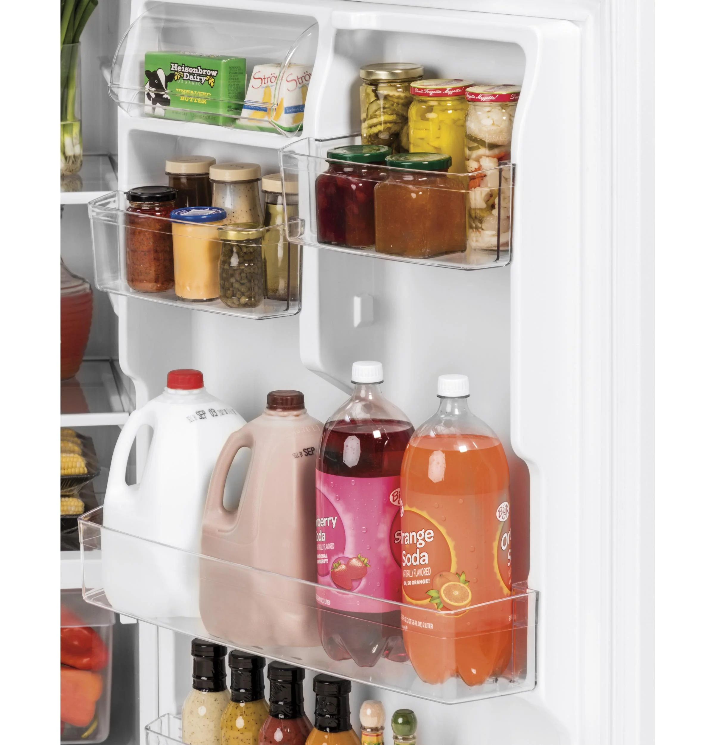 GE APPLIANCES GTE19DTNRBB  TOP FREEZER FREESTANDING REFRIGERATOR White