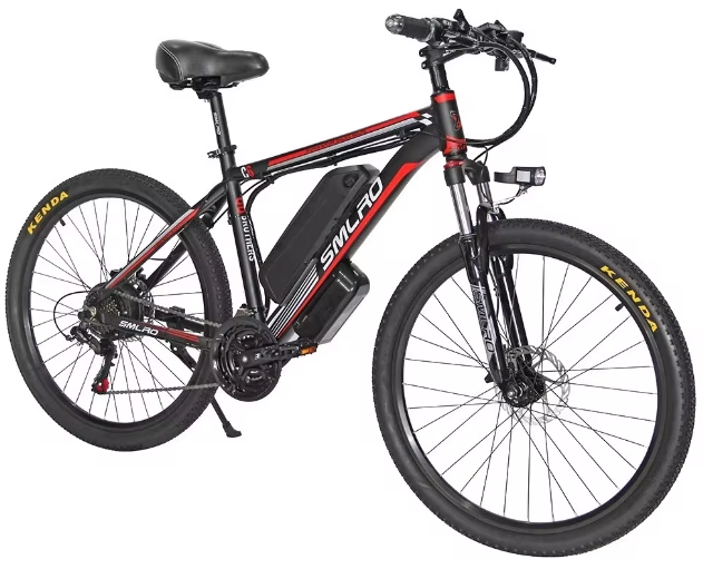 1000W 48V 17.5Ah Electric Fat Tire Bike 26" Electric Mountain Bike Bicycle E bike Shimano 21-speed transmission