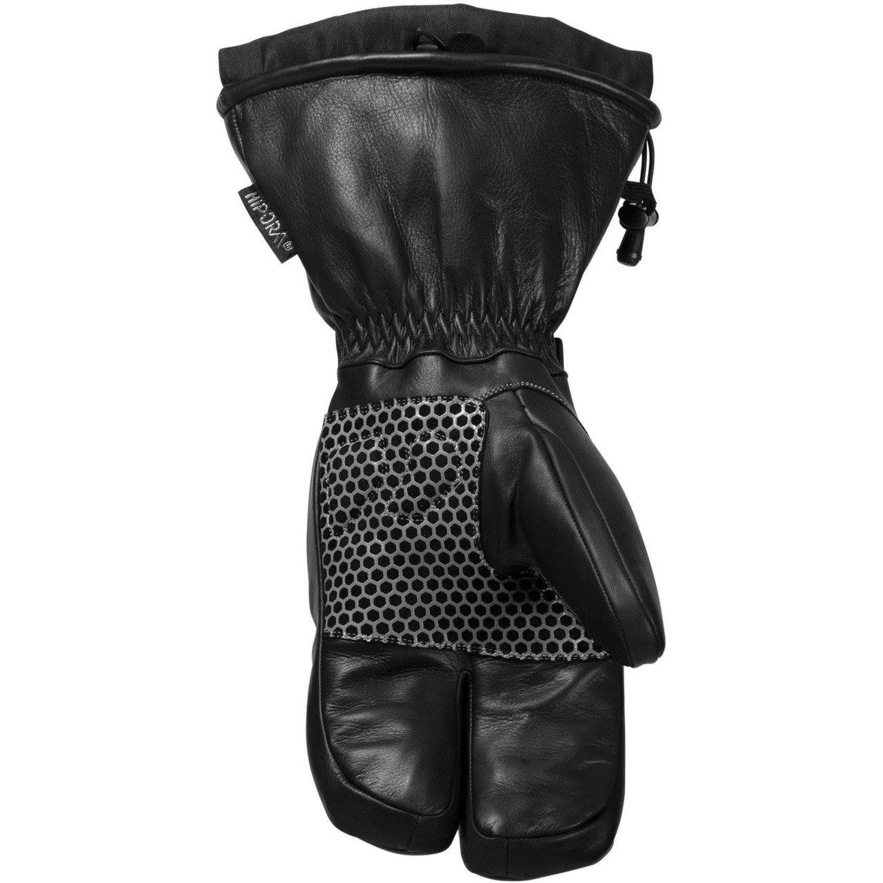 FXR Leather Claw Mitt Black 4X-Large
