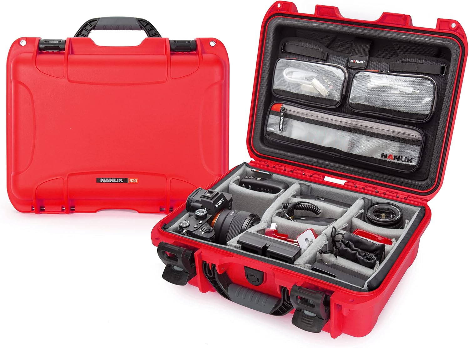 Nanuk 920 Waterproof Hard Case with Padded Dividers - Blue (920-2008)
