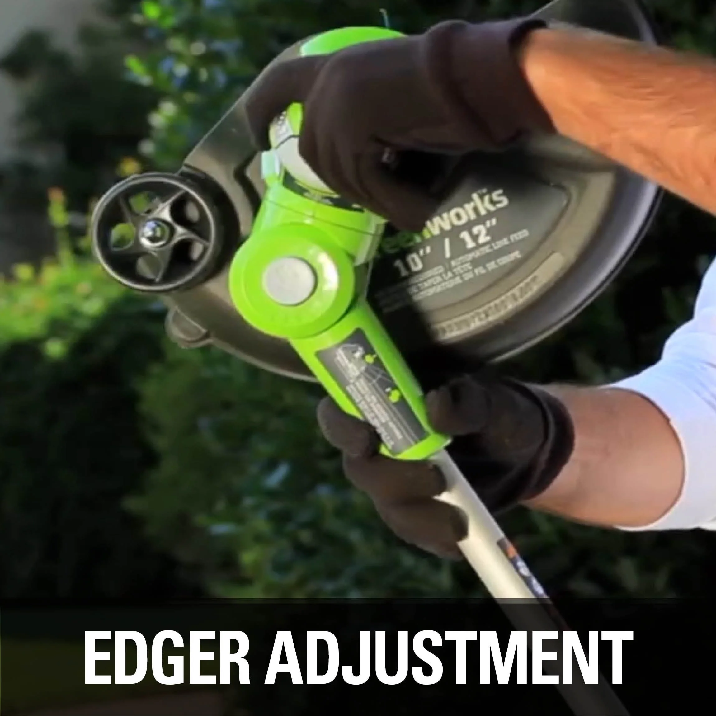Greenworks 40V 13 Cordless String Trimmer/Edger with 2.0 Ah Battery & Charger 21302
