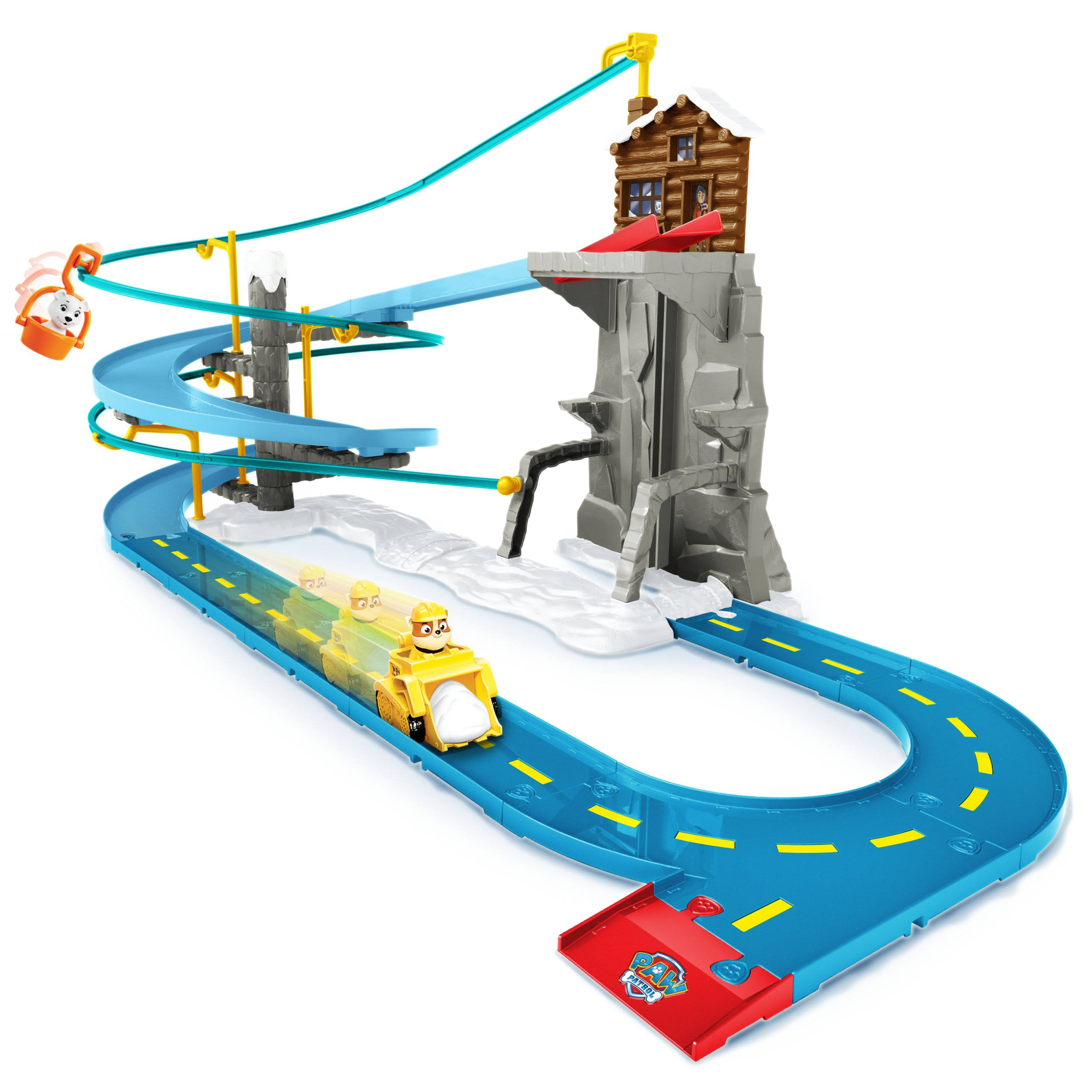 Paw Patrol Roll Patrol Rubble S Mountain Rescue Track Set