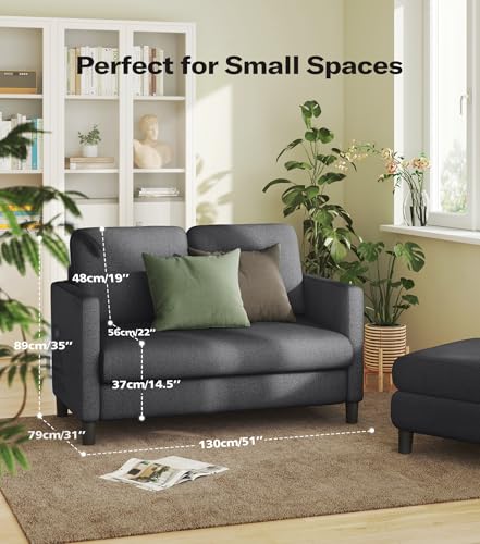 Sofa Accent Chair, 33" Reading Chair for Bedroom, Tool-Free Setup Living Room Accent Chairs, Comfy Arm Chairs Living Room, All-Wood Reading Nook