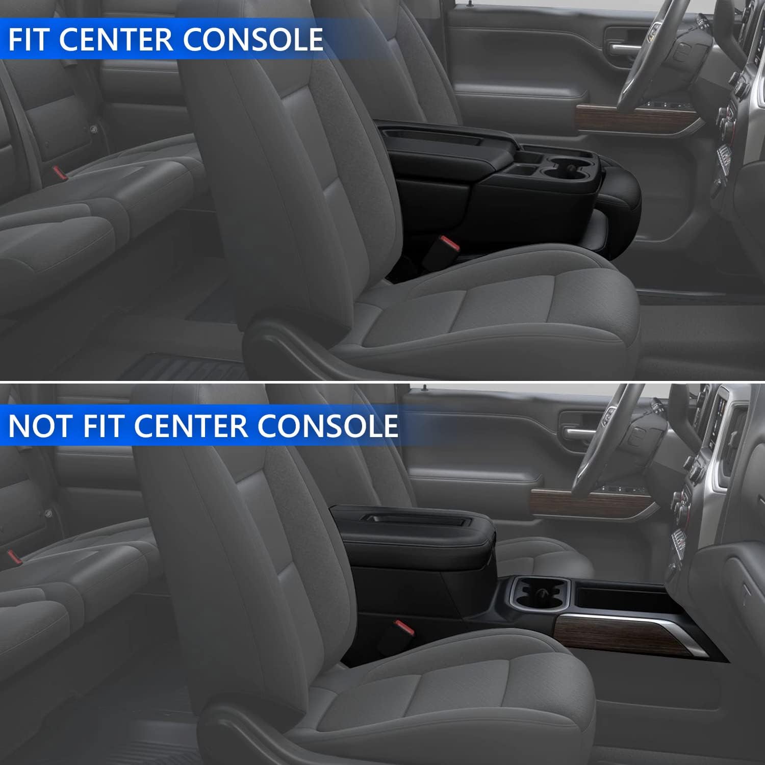 powoq Upgrade Center Console Fit Chevrolet Silverado Wireless Charger Pad for Chevy Silverado 2019-2021 GMC Sierra Accessories 15w