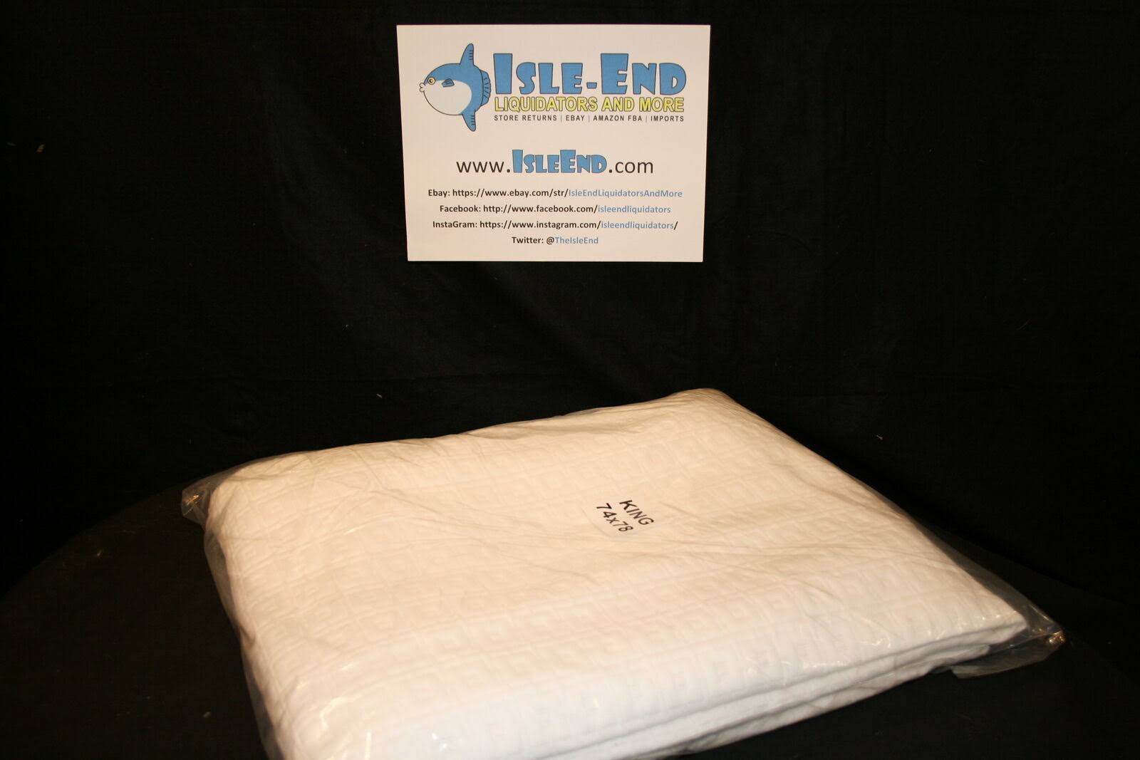 Therapedic Dreamy 2.5-inch Serene Foam Mattress Topper, King, White