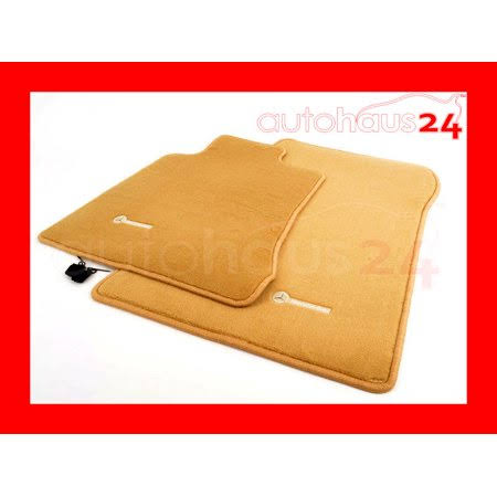 Mercedes Benz SL Class R129 Carpeted Floor Mats 1990-2002 Genuine Biege Rare