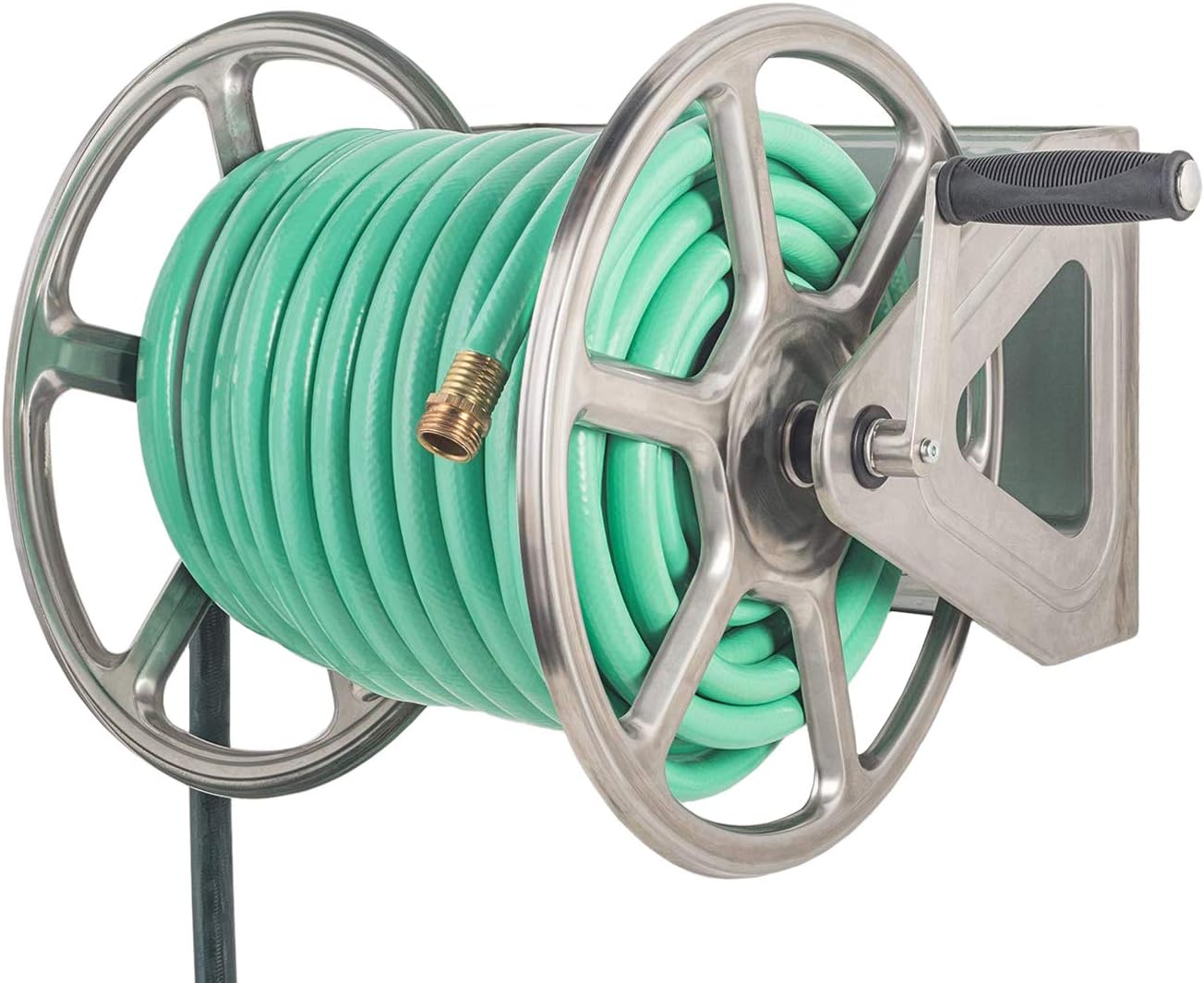 Liberty Garden Products 709-S2 Hose Reel, Stainless Steel