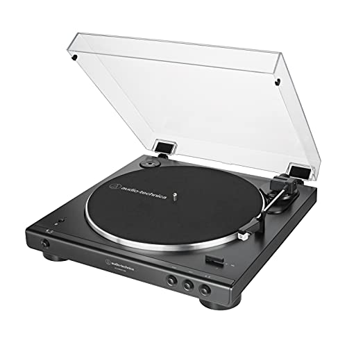 Audio-Technica AT-LP60XBT-USB-BK Fully Automatic Belt-Drive Stereo Turntable with Bluetooth and USB