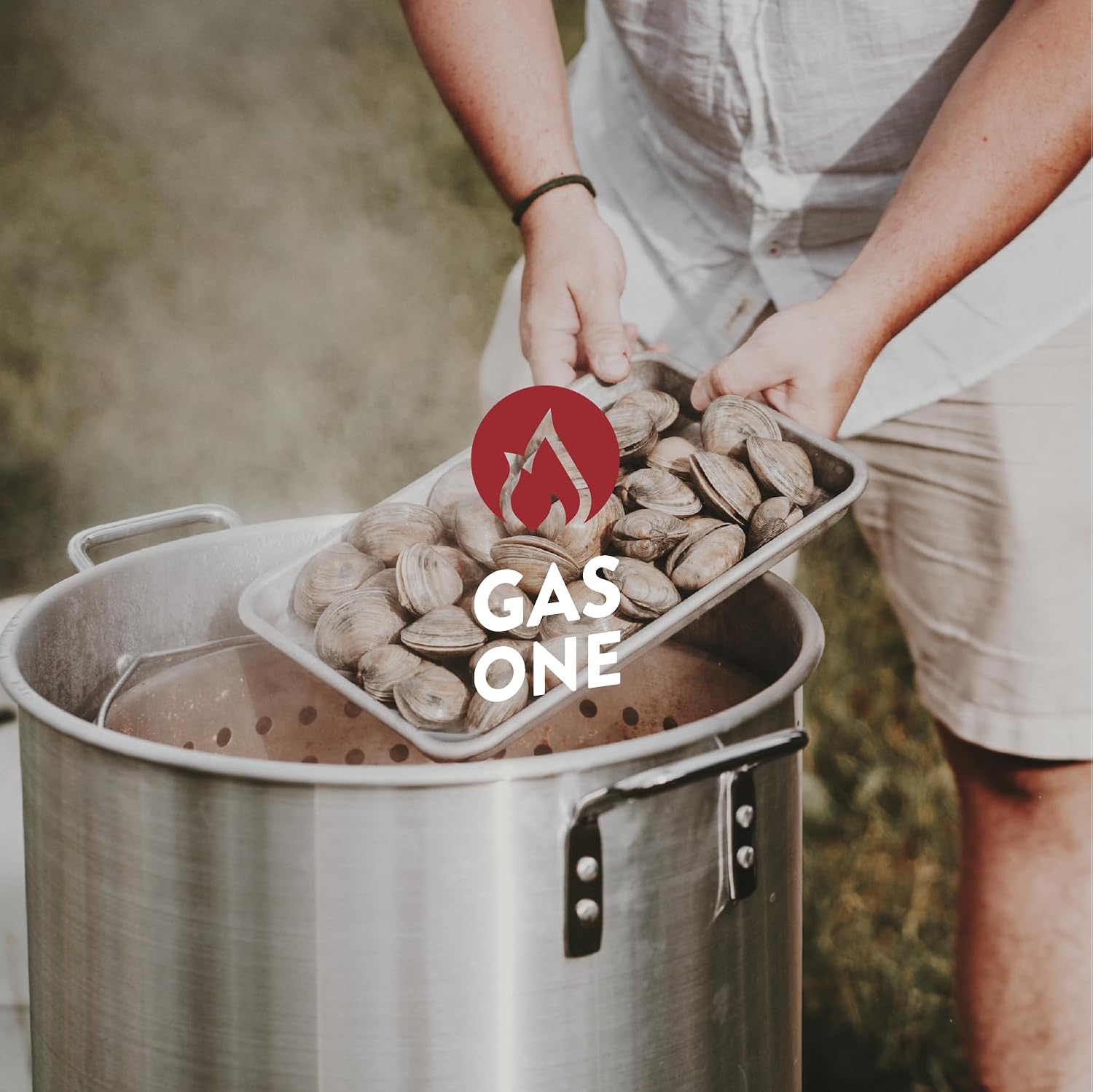 Gas One Seafood Boil Kit with Propane Burner, Propane Regulator