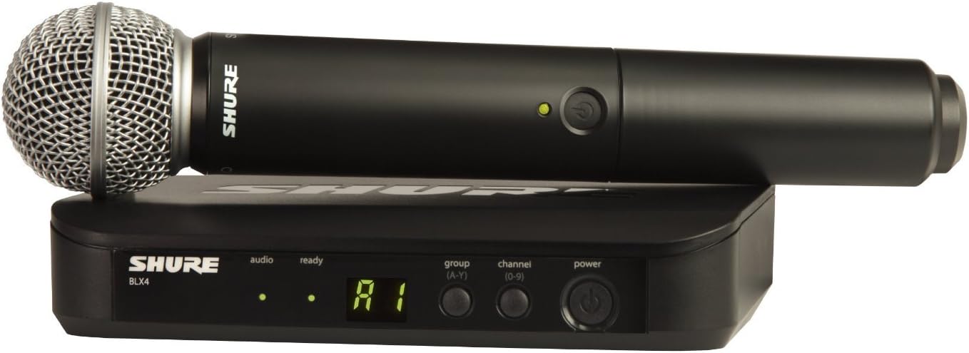 Shure BLX24/SM58 Wireless Microphone System with SM58 Handheld Vocal Mic