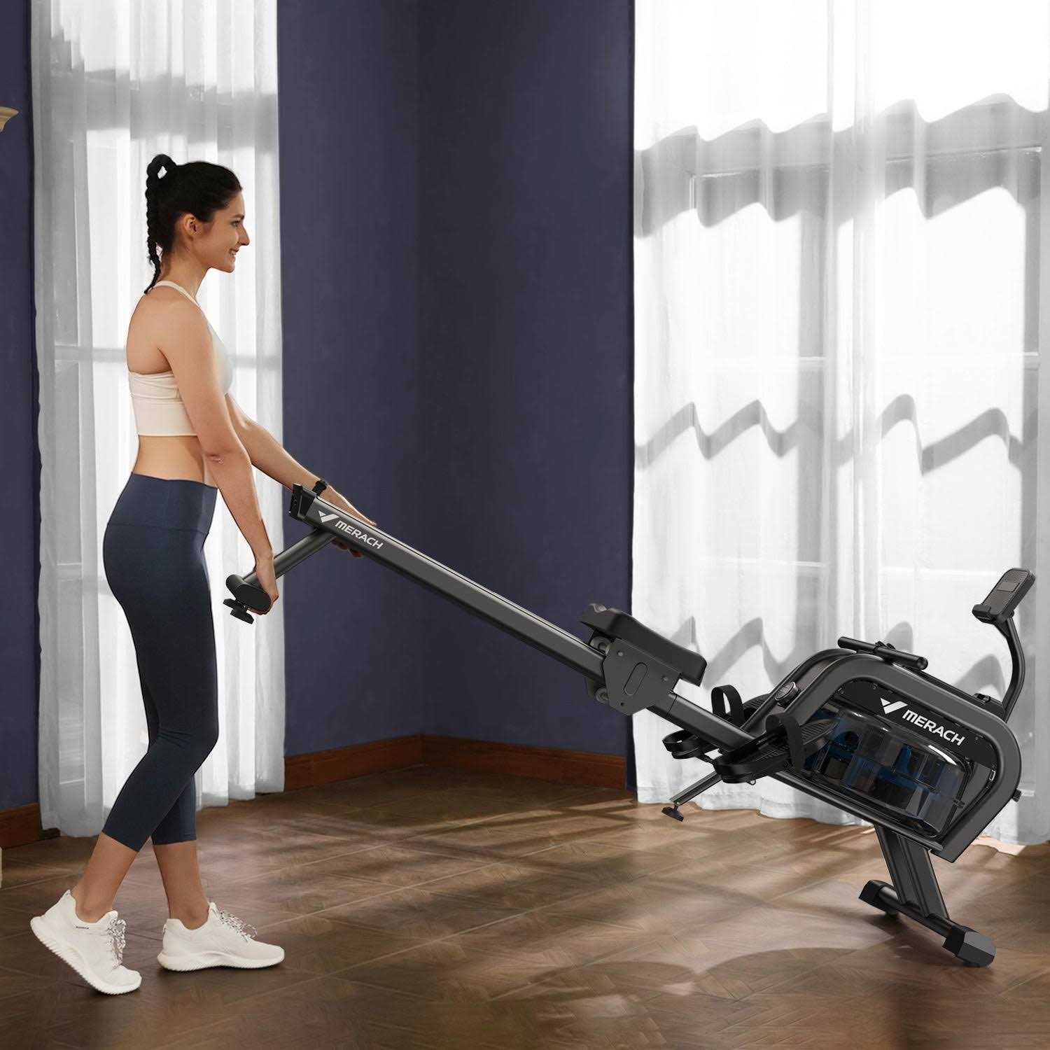 Merach R06 Dual Resistance Rower with Auto Resistance Technology for Home - Sports Supplies Online Store