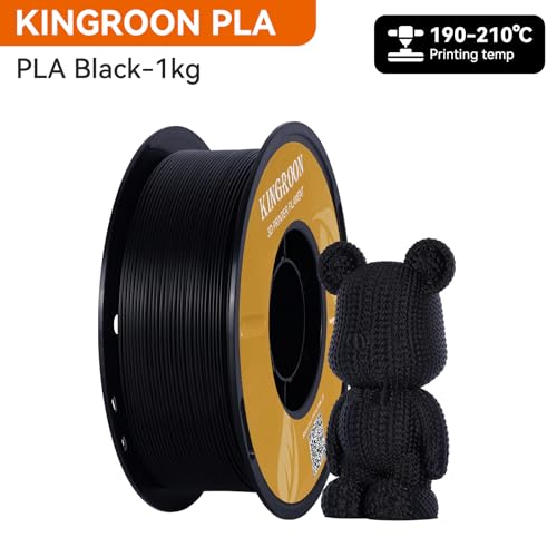 Kingroon PLA 3D Printer Filament, 12Rolls, Dimensional Accuracy +/- 0.03 mm, 12kg Spool(26.4lbs)
