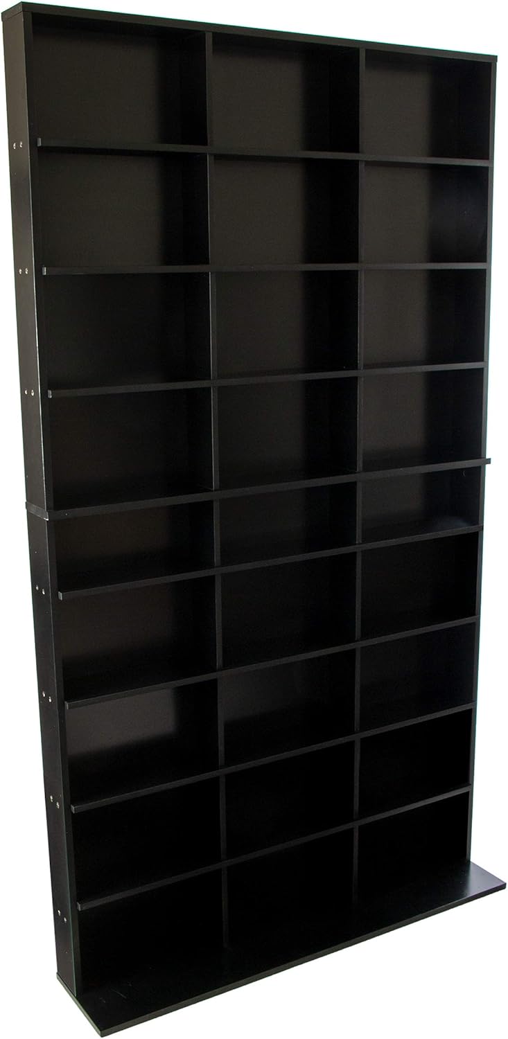 Atlantic Elite XL Media Storage Tower Cabinet – Organize/Display Prized Optical Media, Video Games, Collectables & Memorabilia Collections