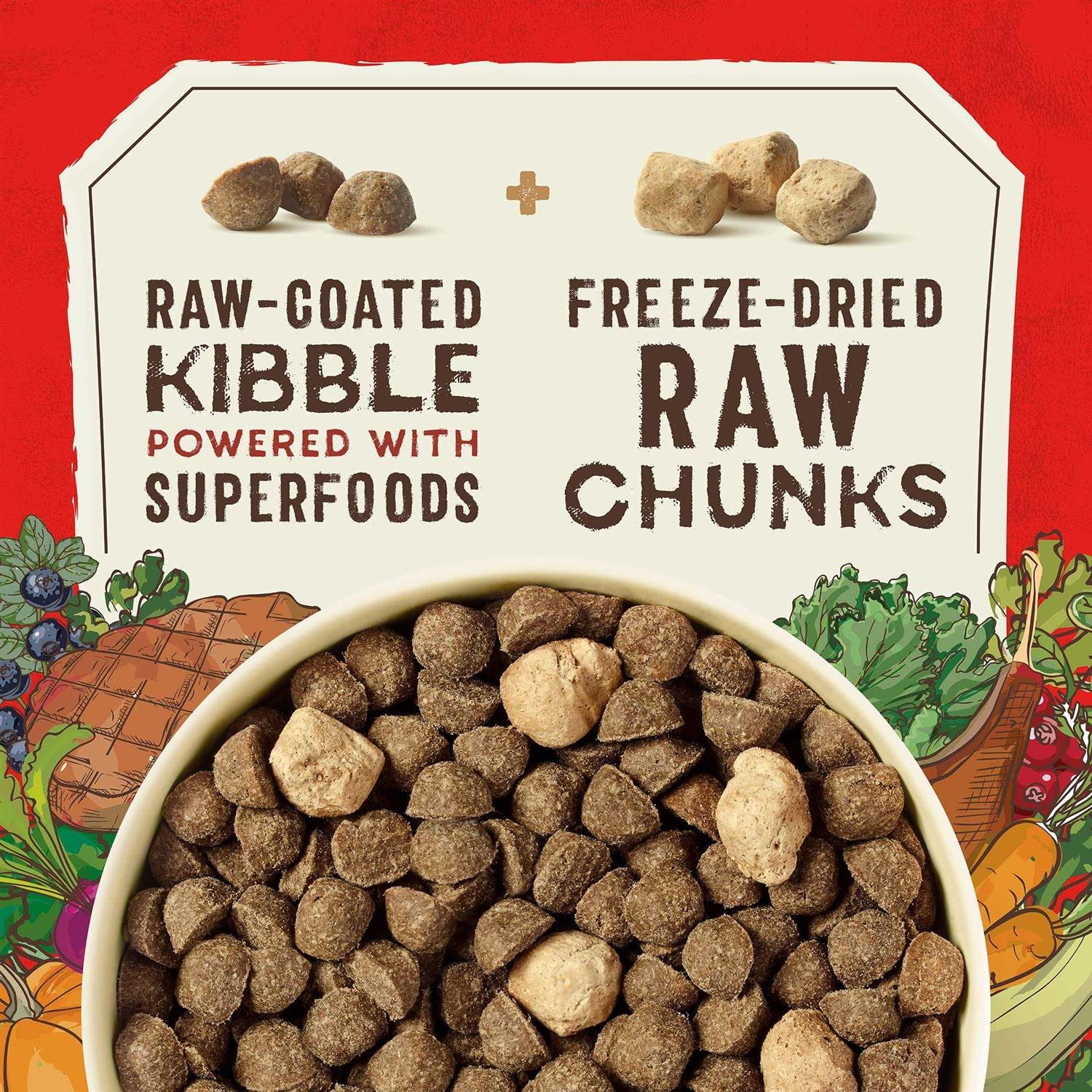 Stella &amp; Chewy's SuperBlends Raw Wholesome Grains Grass-Fed Beef - Pet Supplies online store