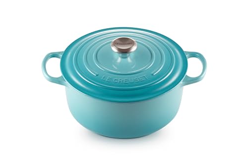 Le Creuset Enameled Cast Iron Signature Round Dutch Oven, 5.5 qt., Cerise