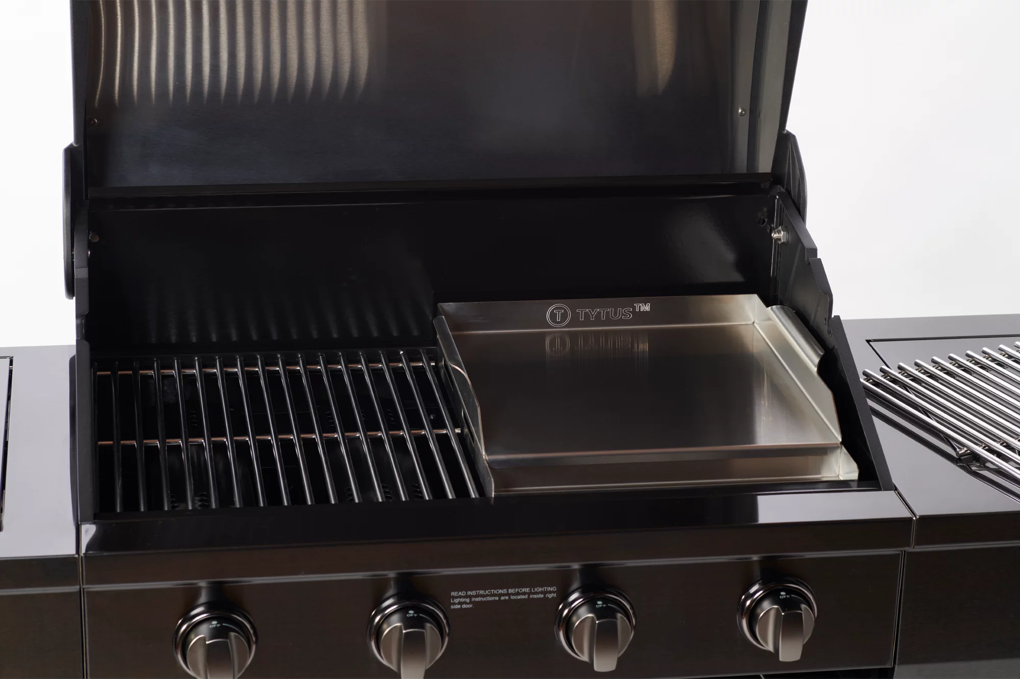 TYTUS Silver 304 Stainless Steel Griddle