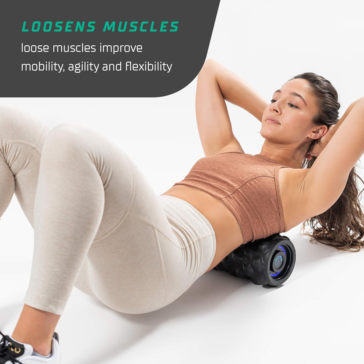 Foam Roller for Physical Therapy & Exercise - Vibrating Foam Roller for Back Pain, Muscle Recovery, Deep Tissue Massage and Stretching