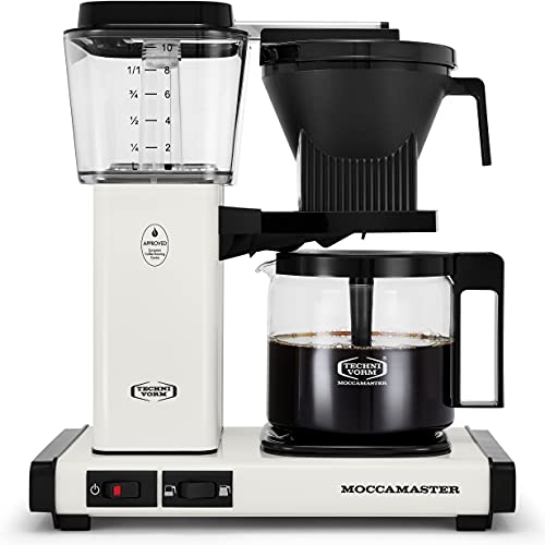 Technivorm Moccamaster 53941 KBGV Select 10-Cup Coffee Maker, Polished Silver, 40 ounce, 1.25l