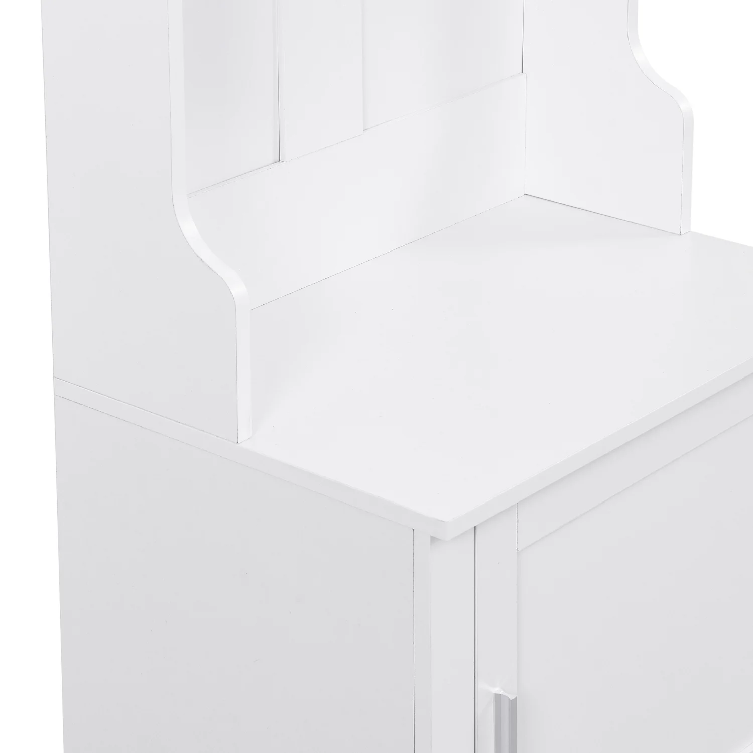 Churanty Entryway Minimalist Slim Hall with Tree Shelves 6 Hanging Hooks, Multi-Functional Storage Bench with Coat Rack