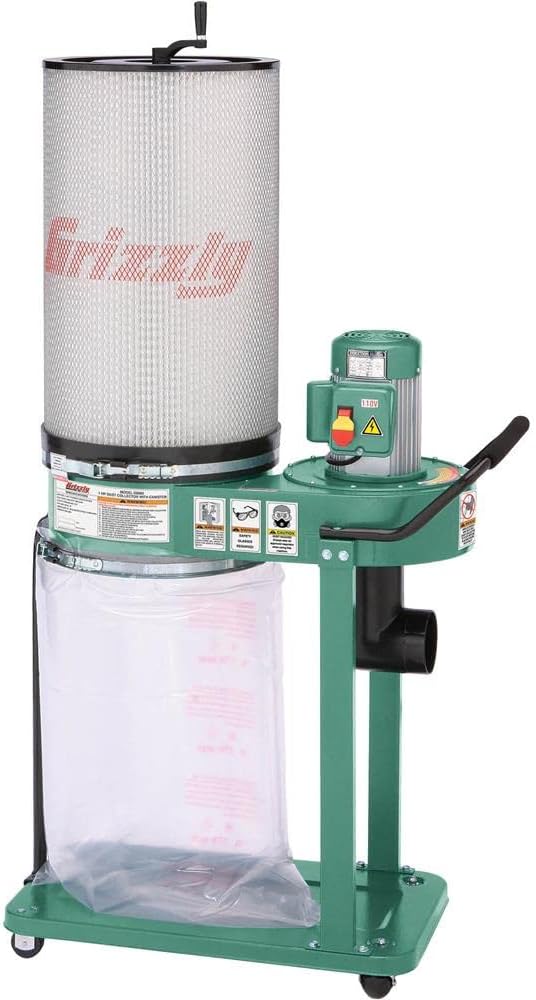 Grizzly G0583Z 1 HP Canister Dust Collector