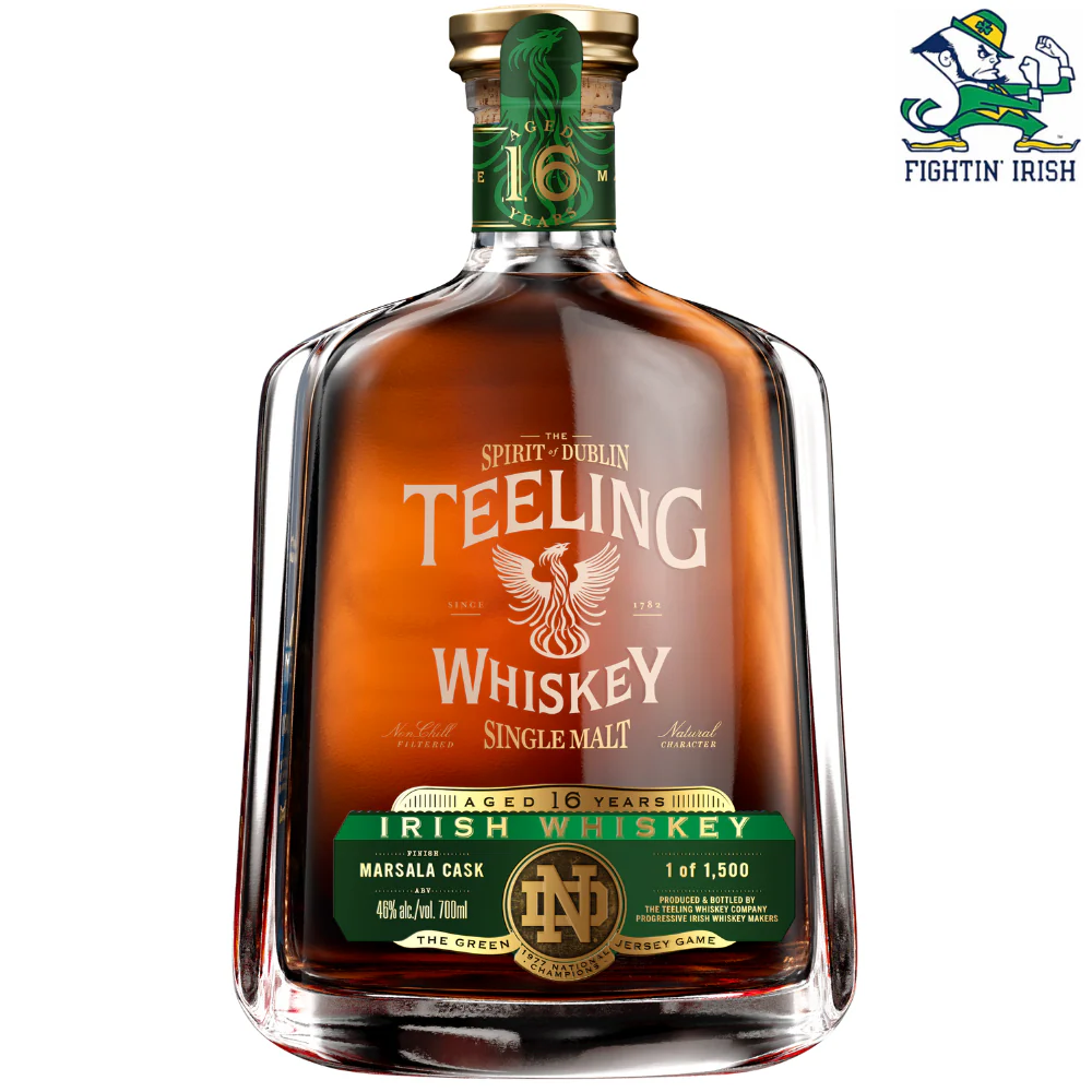 Teeling X Notre Dame 16 Year Old Phoenix Legends Series No. 02 W/ Logo Engraving - Nestor Liquor