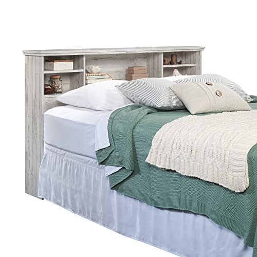 Sauder River Ranch Full/Queen Bookcase Headboard, in Grand Walnut Finish