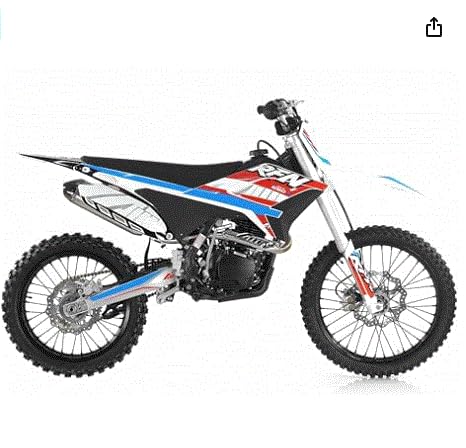 HHH Apollo RFN Thunder Proactive 250 Dirtbike 5 Speed 250cc Bike Racing Dirt Bike (Blue)
