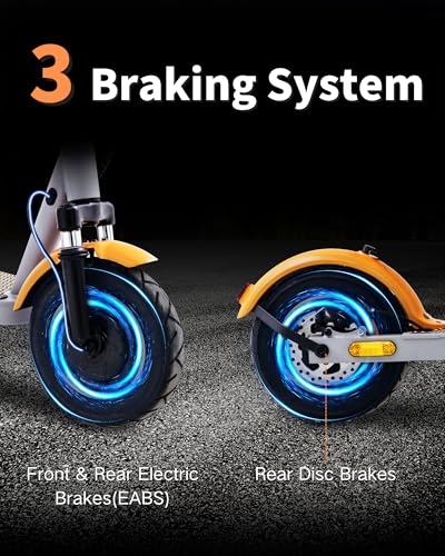 Electric Scooter for Adults, Powerful 500W/1500W Peak Motor, 8.5"/10" Tires, Max 21/28/35 Miles Long Range, Top Speed 19/21/25 MPH, APP
