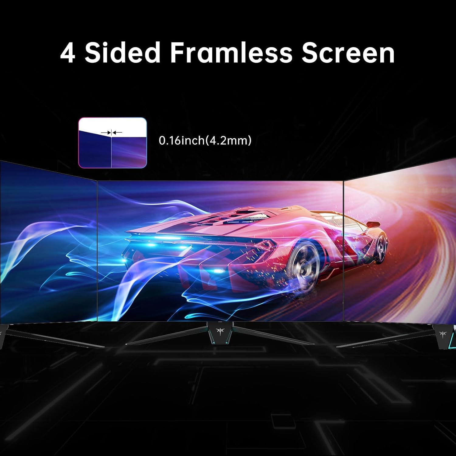 KTC 48 Inch 4K OLED Gaming Monitor, 0.1ms GTG 138Hz, 134% sRGB, 4-Side Frameless, Type-C 90W, Speakers,Remote, Freesync G-Sync, DP/HDMI/USB, VESA