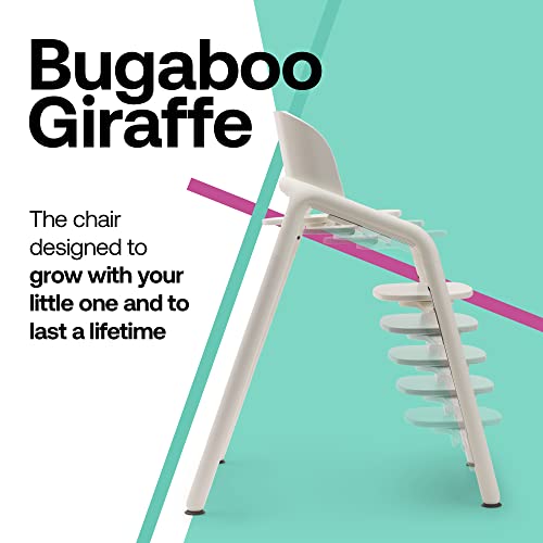 Bugaboo Giraffe Wooden Baby High Chair, Adjustable in 1 Second, Easy to Clean, Safe and Ergonomic Highchair