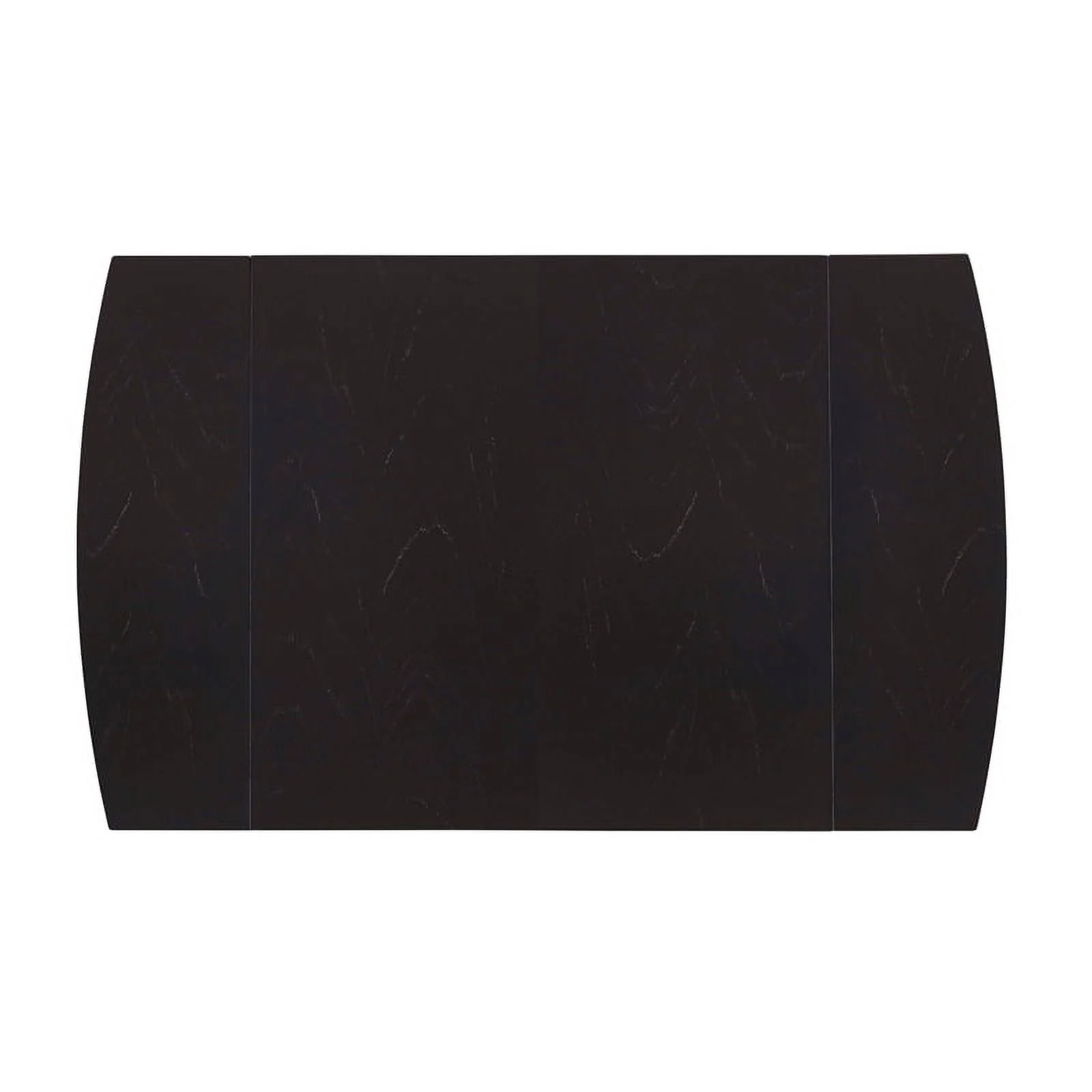 Linon Ervin Wood Square Drop Leaf Table in Black