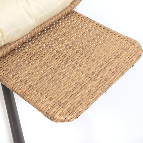 Yechen Hanging Egg Chair with Stand and Footrest for Indoor Outdoor