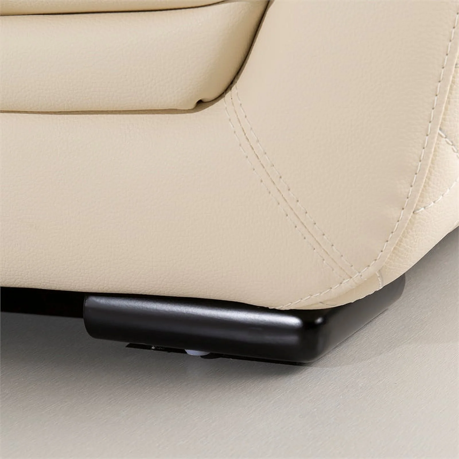 EK019 Cream Color With Italian Leather Sofa