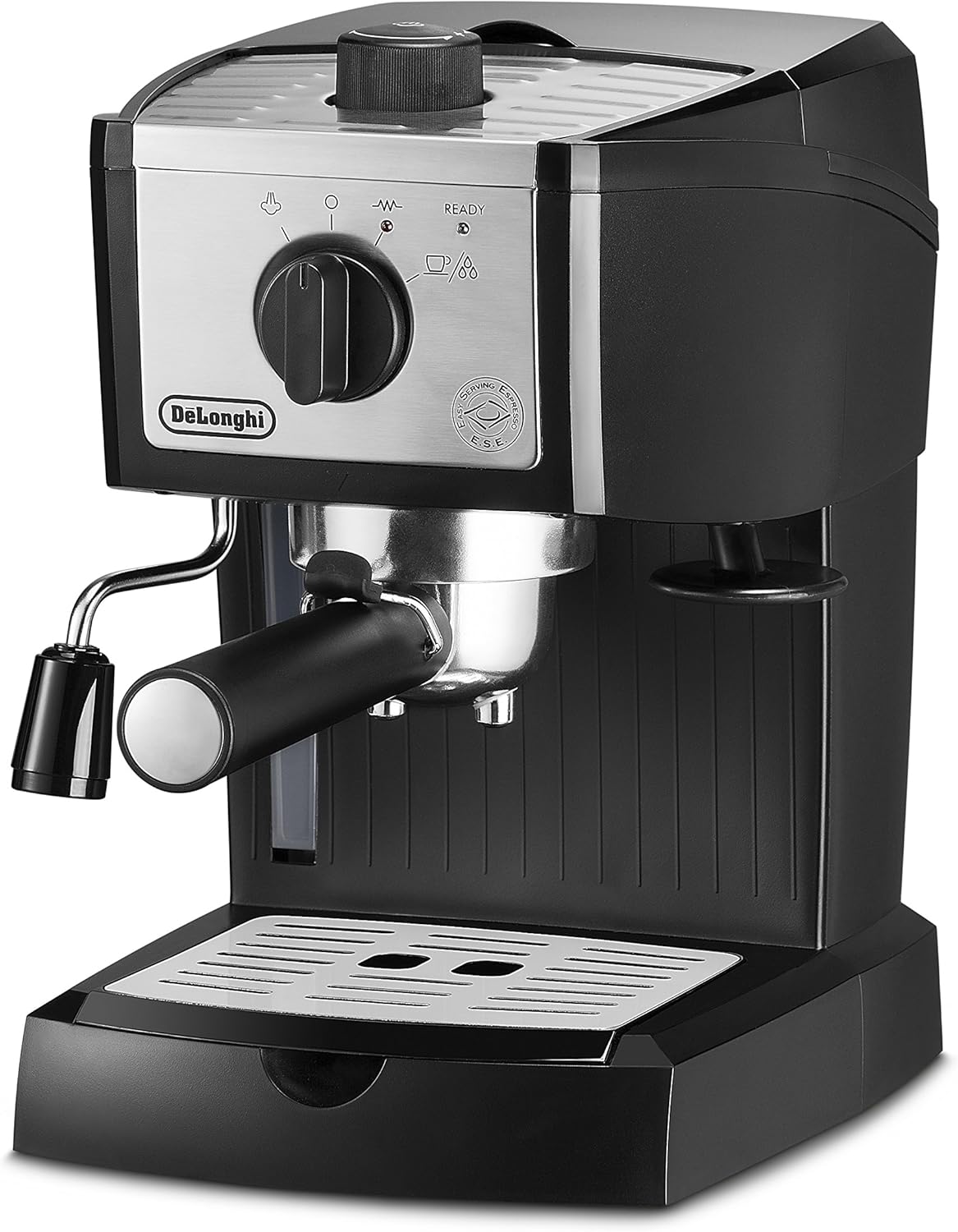 DeLonghi EC155M Manual Espresso Machine, Cappuccino Maker