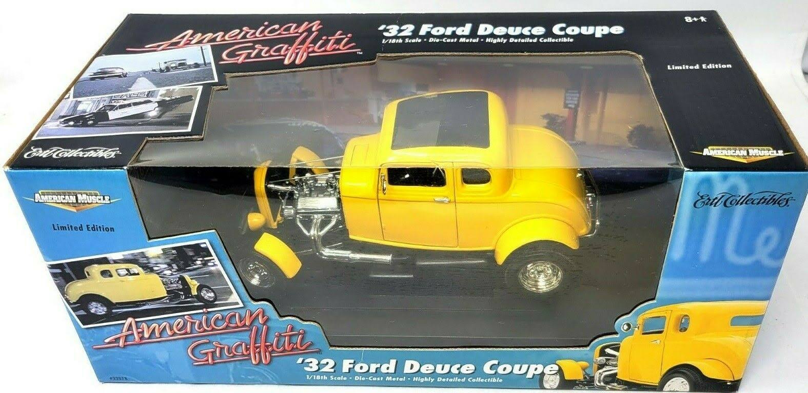 Ertl #32078 American Muscle American Graffiti 32 Ford Deuce Coupe 1/18