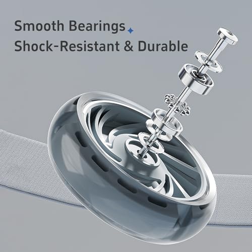 Upgraded Clean Car for Kids, Metal Rod with Built-in Bearings for Precise Steering, Electric Go Kart with Cleaning Function